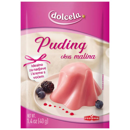 DOLCELA Pudding Raspberry 40g