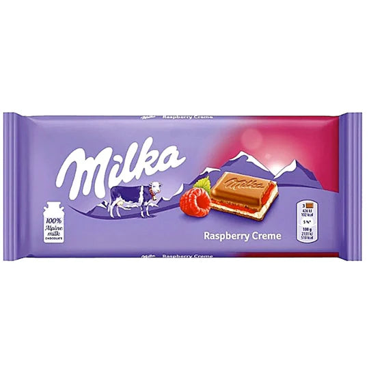 MILKA Chocolate Raspberry 100g
