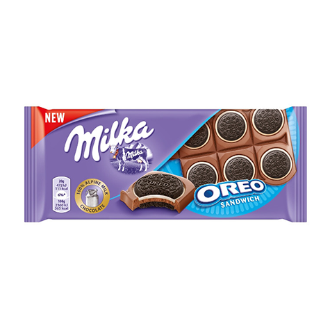 MILKA Chocolate Oreo Sandwich 90g