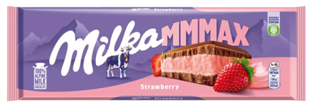 MILKA Chocolate Strawberry Mmmax