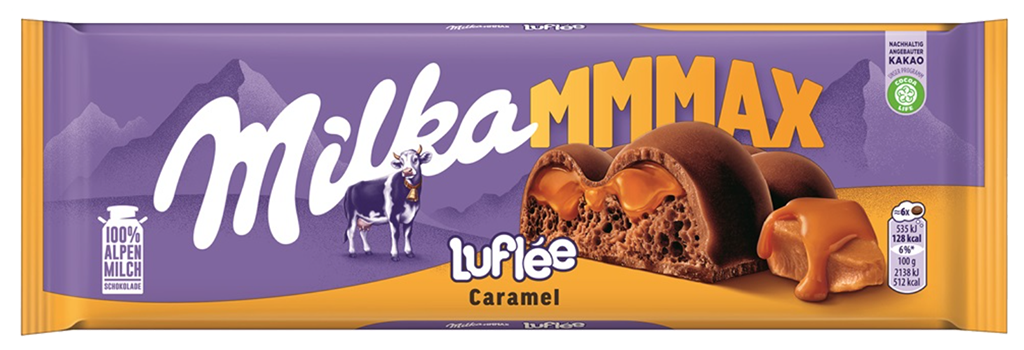 MILKA Chocolate Luflee Caramel 250g