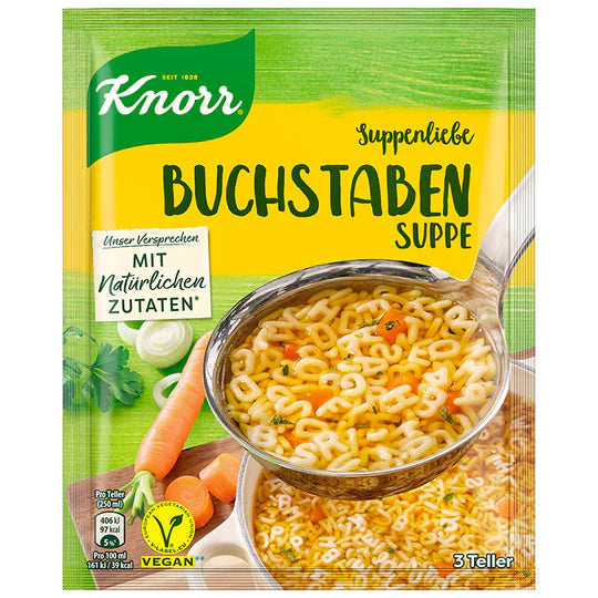 KNORR Soup Buchstaben