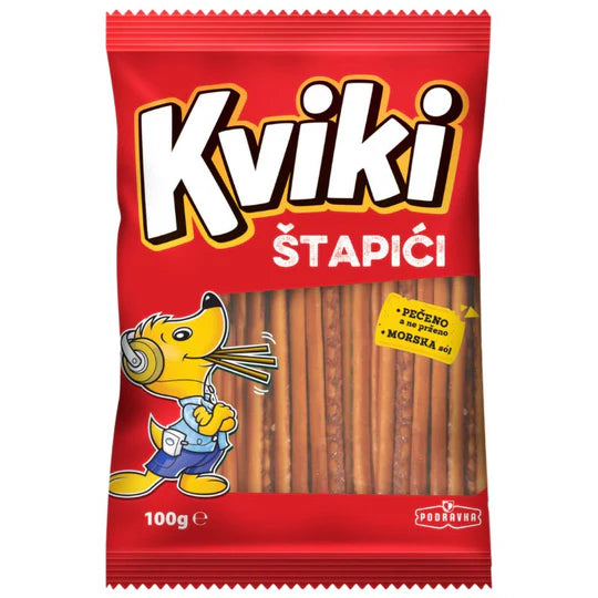 PODRAVKA Kviki Pretzle Stcks 100g