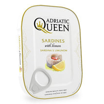 ADRIATIC QUEEN Sardines In Vegetable Oil With Lemon