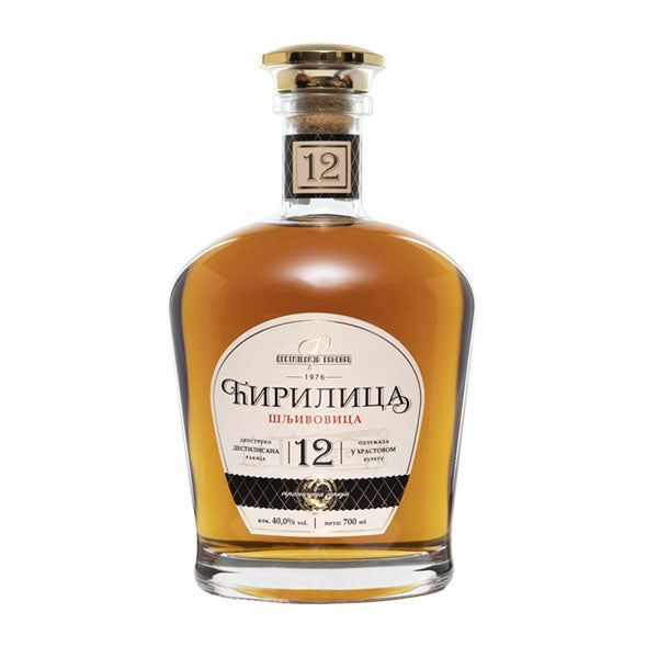 RAKIJA CIRILICA Plum Brandy 12 Years Old