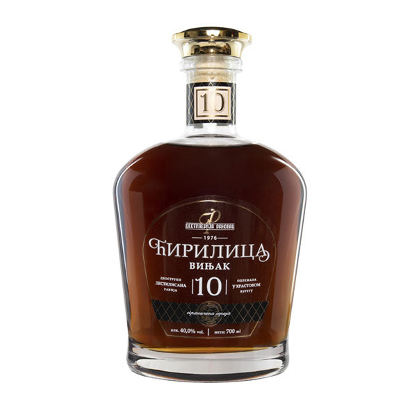 RAKIJA CIRILICA Grape Brandy 10 Years Old