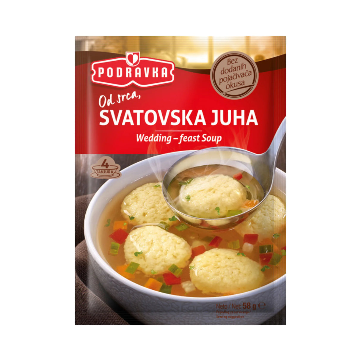PODRAVKA Soup Svarovska s Knedlama 58g